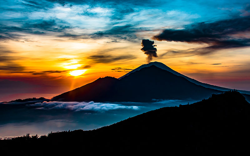 Mt Batur to Mt Agung