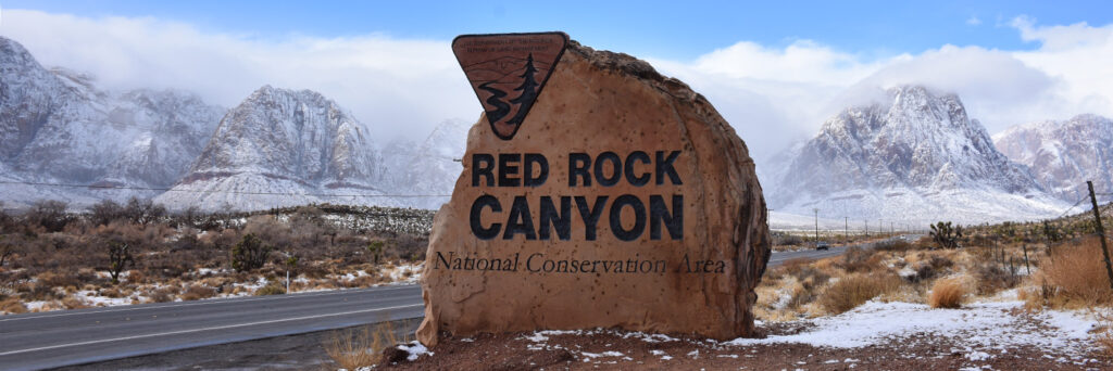 Red Rock Canyon Snow