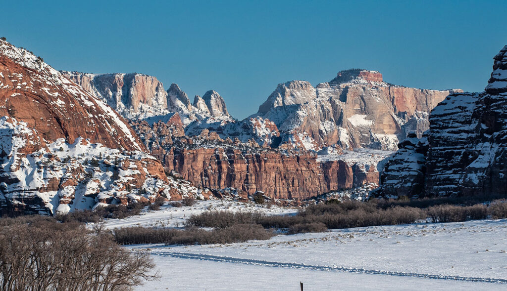 Zion National Park Snow